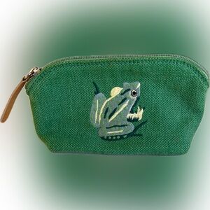 Stubbs and Wooten Frog Jewelry Pouch/Evening Bag